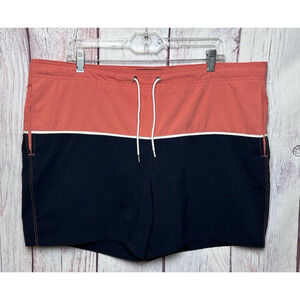 ABERCROMBIE & FITCH Men's Swim Trunks Drawstring Adult Pocket Lined Size L 40''